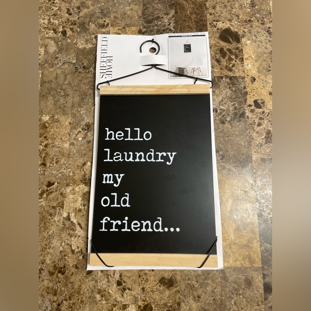Hello Laundry My Old Friend